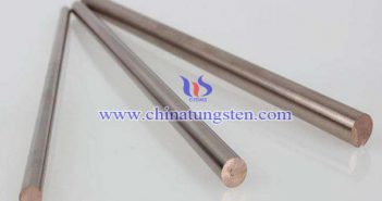 W55 Tungsten Copper Rod W55 tungsten copper rod picture