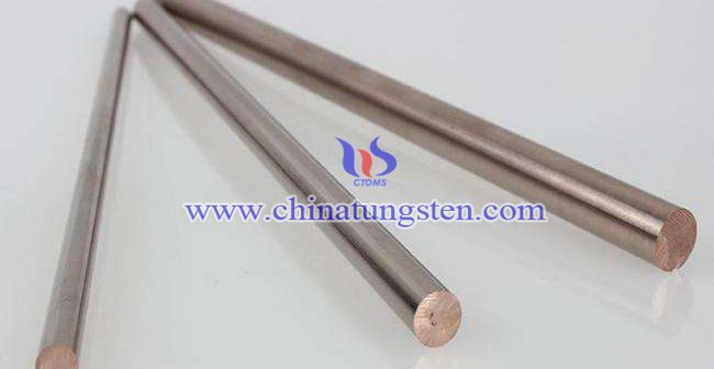 W55 Tungsten Copper Rod W55 tungsten copper rod picture