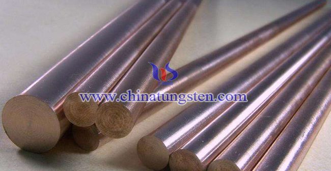 W60 Tungsten Copper Rod W60 tungsten copper rod picture
