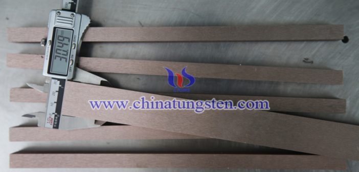 W80 Tungsten Copper Bar Tungsten Copper Bar Picture