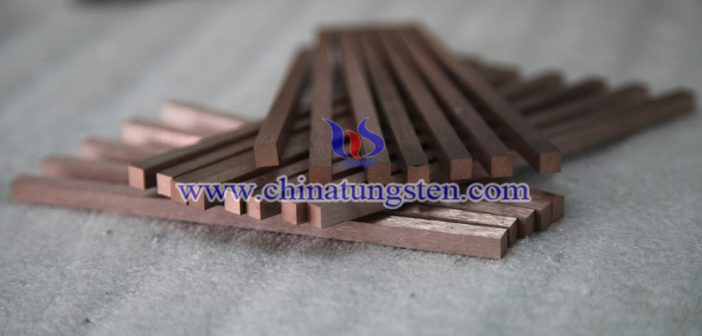 Tungsten Copper Bar For Resistance Welding Electrode Tungsten Copper Bar Picture