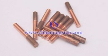 Copper Tungsten Thread Tapping Electrode Copper Tungsten Thread Tapping Electrode Picture