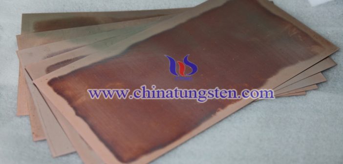 Tungsten Copper Slab Tungsten Copper Slab Picture