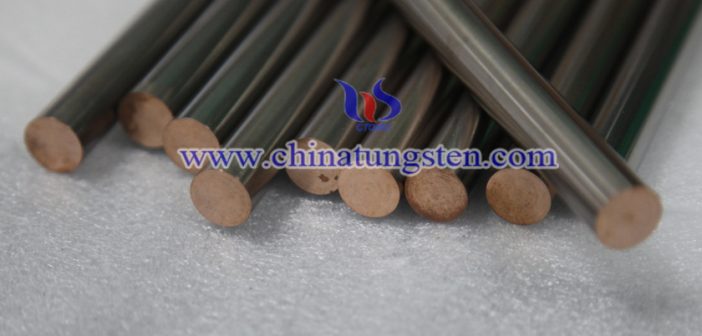 Tungsten Copper Rod Thermal Conductivity tungsten copper rod picture