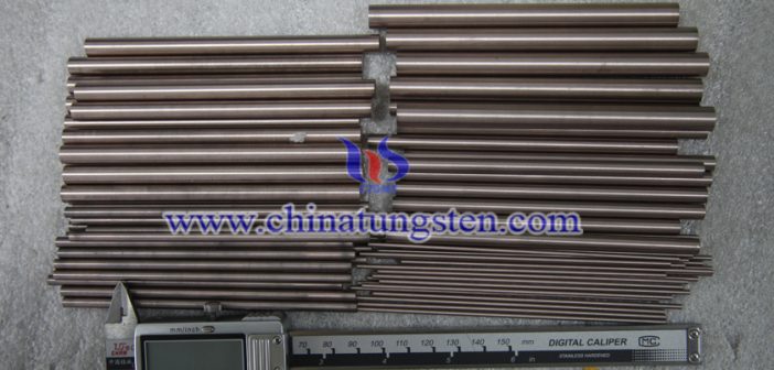 Tungsten Copper Rod Impact Toughness tungsten copper rod picture