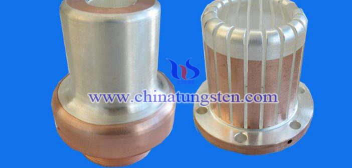 High Voltage Switch Tungsten Copper Tungsten Copper Electrode Picture