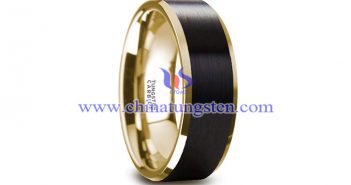 Gold Plated Tungsten Polished Ring Price on Apr. 16, 2019 gold plated tungsten polished ring picture