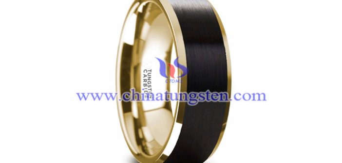 Gold Plated Tungsten Polished Ring Price on Apr. 16, 2019 gold plated tungsten polished ring picture