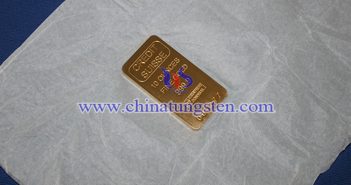 Tungsten Gold Plated Bar for Gifts Price – May 21, 2019 tungsten gold plated bar picture