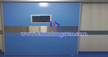 Electronically Operated Tungsten Alloy Radiation Shielding Door electronically operated tungsten alloy radiation shielding door image