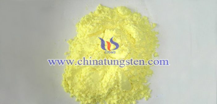 Preparation of Ultrafine Yellow Tungsten Oxide Powder by Solid Phase Method preparation of ultrafine yellow tungsten oxide powder by solid phase method image