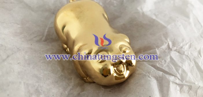 Tungsten Gold Plated Pig Price on Jul. 1, 2020 tungsten gold plated pig picture