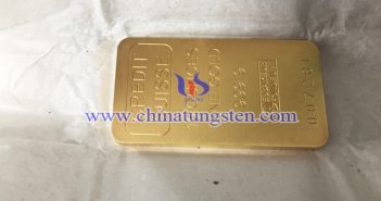 Tungsten Gold Plated Ingot Price on September 9, 2020 tungsten gold plated ingot picture