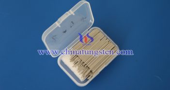 Pure Tungsten Pins Is Used for Probes and Cathode Emission tungsten pin image
