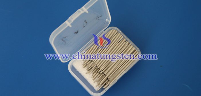 Pure Tungsten Pins Is Used for Probes and Cathode Emission tungsten pin image