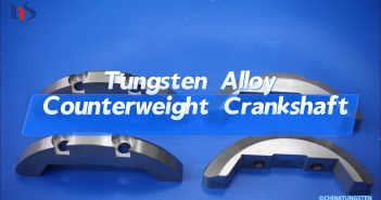 Tungsten Alloy Counterweight Crankshaft