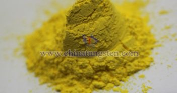 The Secret of Smart Windows: the Electrochromic Art of Tungsten Oxide Yellow tungsten oxide picture