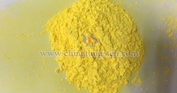 Tungsten Oxide: Green Hope for Photocatalytic Degradation of Organic Pollutants Yellow tungsten oxide picture