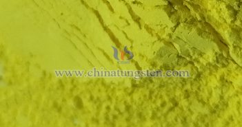 Yellow Tungsten Oxide Properties and Applications yellow tungsten oxide picture