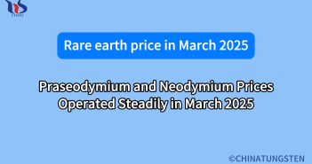 Praseodymium and Neodymium Prices Operated Steadily in March 2025 what is the rare earth market in march 2025