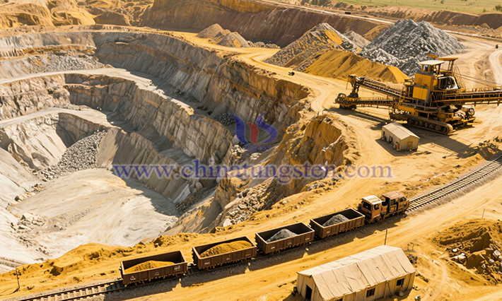 Image of a rare earth mine