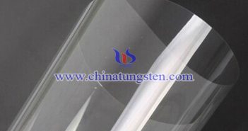 リチウムドープ酸化タングステンエレクトロクロミック膜 リチウムドープ酸化タングステンエレクトロクロミックフィルム寫真