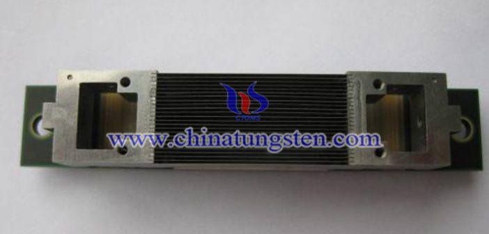 CTマシンに適用されるタングステン合金コリメータ CTマシンに適用されたタングステン合金コリメータ畫像