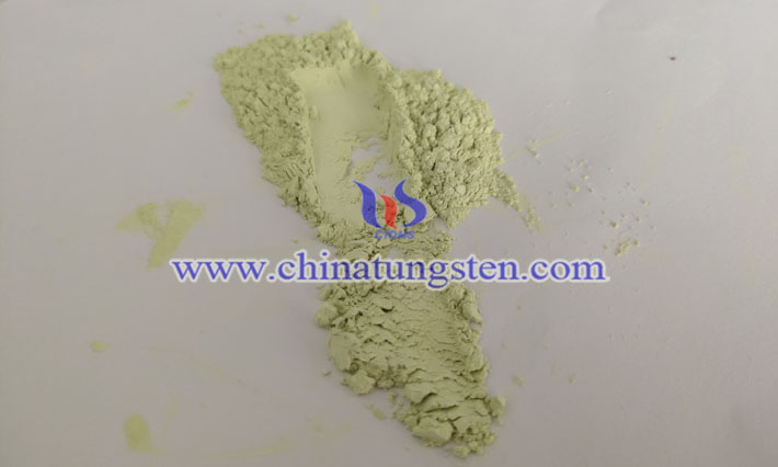 セメント系吸収材料畫(huà)像用黃色酸化タングステン