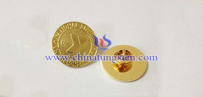 鎢合金鍍金徽章 鎢合金鍍金徽章圖片