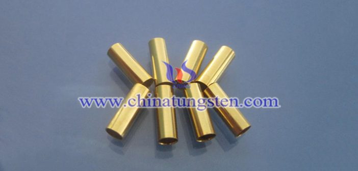 鎢合金鍍金管 鎢合金鍍金管圖片
