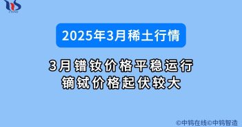 2025年3月稀土行情如何