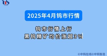 2025年4月鎢價(jià)行情如何圖片