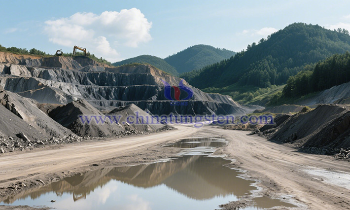 鎢礦山圖片